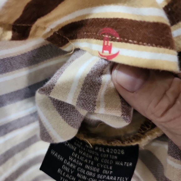 Phat farm vintage men stripe shirt long sleeve XL - Picture 7 of 10